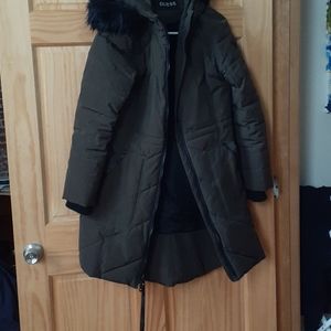 Dark Forest Green puffer jacket